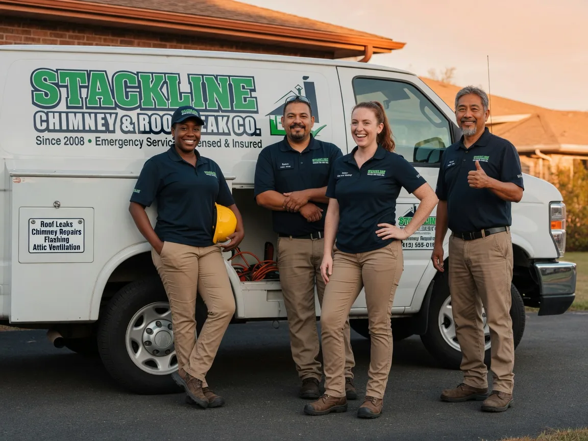 Chimney flashing repair company in Winterville, NC